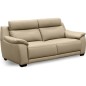 Canapé 3 places en 100% tout cuir épais luxe italien, beige. BERELI Canapé 3 places en 100% tout cuir épais luxe italien, beige. BERELI