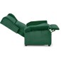 Fauteuil relax manuel, velours vert de qualité, AGNELO 2, Fauteuil 1 place Fauteuil relax manuel, velours vert de qualité, AGNELO 2, Fauteuil 1 place