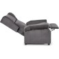 Fauteuil relax manuel, velours gris de qualité, AGNELO 2, Fauteuil 1 place Fauteuil relax manuel, velours gris de qualité, AGNELO 2, Fauteuil 1 place