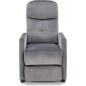Fauteuil relax manuel, velours gris de qualité, FELLINI 2, Fauteuil 1 place Fauteuil relax manuel, velours gris de qualité, FELLINI 2, Fauteuil 1 place