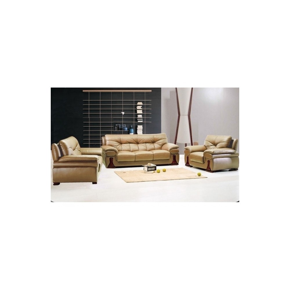 Solde de paiement : commande Ensemble OXFORD 3 pièces: composé d'un canapé 3 places + 2 fauteuils en cuir luxe italien vachette,