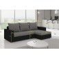 Canapé d'angle convertible en tissu, rangement, rouge/noir, angle gauche (vu de face), LIMA, 4 places Canapé d'angle convertible en tissu, rangement, rouge/noir, angle gauche (vu de face), LIMA, 4 places