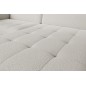 Canapé d'angle convertible - en tissu, avec rangement, blanc, angle gauche, GOVIA, 3 places Canapé d'angle convertible - en tissu, avec rangement, blanc, angle gauche, GOVIA, 3 places