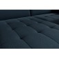 Canapé d'angle convertible - en tissu, avec rangement, bleu, angle gauche, GOVIA, 3 places Canapé d'angle convertible - en tissu, avec rangement, bleu, angle gauche, GOVIA, 3 places