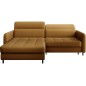 Canapé d'angle convertible - en tissu, avec rangement, moutarde, angle gauche, GOVIA, 3 places Canapé d'angle convertible - en tissu, avec rangement, moutarde, angle gauche, GOVIA, 3 places