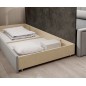 Canapé convertible - en tissu avec rangement, gris foncé et gris clair, angle gauche, FULA, 3 places Canapé convertible - en tissu avec rangement, gris foncé et gris clair, angle gauche, FULA, 3 places