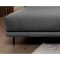 Canapé d'angle convertible en velours, avec rangement, gris foncé, angle droit, DALLAS, 4 places Canapé d'angle convertible en velours, avec rangement, gris foncé, angle droit, DALLAS, 4 places