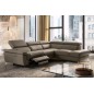 Canapé d'angle relax en 100% tout cuir, personnalisé en cuir EPAIS de luxe italien avec relax électrique et coffre, 5/6 places S Canapé d'angle relax en 100% tout cuir, personnalisé en cuir EPAIS de luxe italien avec relax électrique et coffre, 5/6 places S