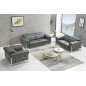 Ensemble Canapé 3 places et 2 places et fauteuil 1 place en cuir italien buffle , BOLZANO, gris foncé, Noir Ensemble Canapé 3 places et 2 places et fauteuil 1 place en cuir italien buffle , BOLZANO, gris foncé, Noir