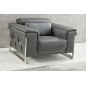 Ensemble Canapé 3 places et 2 places et fauteuil 1 place en cuir italien buffle , BOLZANO, gris foncé, Noir Ensemble Canapé 3 places et 2 places et fauteuil 1 place en cuir italien buffle , BOLZANO, gris foncé, Noir
