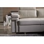 Canapé d'angle convertible en cuir buffle italien 5 places, ALLURE, beige, angle drroite, angle droit Canapé d'angle convertible en cuir buffle italien 5 places, ALLURE, beige, angle drroite, angle droit