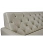 Canapé d'angle en cuir italien 5 places CHESTY, blanc, angle droit Canapé d'angle en cuir italien 5 places CHESTY, blanc, angle droit