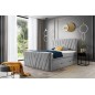 Ensemble boxspring complet 180x200 tête de lit + sommiers + matelas + surmatelas CANDY - velours luxe gris Ensemble boxspring complet 180x200 tête de lit + sommiers + matelas + surmatelas CANDY - velours luxe gris