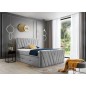Ensemble boxspring complet 160x200 tête de lit + sommiers + matelas + surmatelas CANDY - velours luxe gris Ensemble boxspring complet 160x200 tête de lit + sommiers + matelas + surmatelas CANDY - velours luxe gris