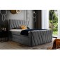 Ensemble boxspring complet 180x200 tête de lit + sommiers + matelas + surmatelas CANDY - velours luxe gris foncé Ensemble boxspring complet 180x200 tête de lit + sommiers + matelas + surmatelas CANDY - velours luxe gris foncé