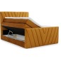 Ensemble boxspring complet 180x200 tête de lit + sommiers + matelas + surmatelas CANDY - velours luxe gris, Bronze Ensemble boxspring complet 180x200 tête de lit + sommiers + matelas + surmatelas CANDY - velours luxe gris, Bronze