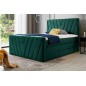 Ensemble boxspring complet 180x200 tête de lit + sommiers + matelas + surmatelas CANDY - velours luxe vert Ensemble boxspring complet 180x200 tête de lit + sommiers + matelas + surmatelas CANDY - velours luxe vert