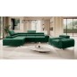 Fauteuil 1 place en tissu velours catégorie luxe, gris foncé, LARIO Fauteuil 1 place en tissu velours catégorie luxe, gris foncé, LARIO