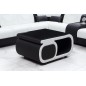 Table basse design LUXIA, noir et blanc Table basse design LUXIA, noir et blanc