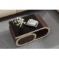 Table basse design LUXIA, chocolat et beige Table basse design LUXIA, chocolat et beige