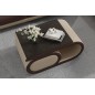 Table basse design LUXIA, beige et chocolat Table basse design LUXIA, beige et chocolat