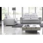 Ensemble canapé 2 places + 1 fauteuil, en cuir Prestige luxe haut de gamme italien MATIGNON, blanc Ensemble canapé 2 places + 1 fauteuil, en cuir Prestige luxe haut de gamme italien MATIGNON, blanc