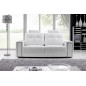 Ensemble de 2 canapés 2 places et d'un fauteuil en cuir Prestige luxe haut de gamme italien MATIGNON, blanc Ensemble de 2 canapés 2 places et d'un fauteuil en cuir Prestige luxe haut de gamme italien MATIGNON, blanc