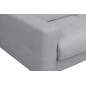 Canapé 3 places convertible en tissu de luxe AVIR, gris clair
