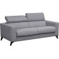 Canapé 3 places convertible en tissu de luxe AVIR, gris foncé Canapé 3 places convertible en tissu de luxe AVIR, gris foncé