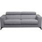 Canapé 3 places convertible en tissu de luxe AVIR, gris foncé Canapé 3 places convertible en tissu de luxe AVIR, gris foncé