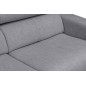 Canapé 3 places convertible en tissu de luxe AVIR, gris foncé Canapé 3 places convertible en tissu de luxe AVIR, gris foncé