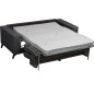 Canapé 3 places convertible en tissu de luxe AVIR, anthracite, Gris anthracite Canapé 3 places convertible en tissu de luxe AVIR, anthracite, Gris anthracite
