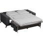 Canapé 3 places convertible en tissu de luxe AVIR, anthracite, Gris anthracite Canapé 3 places convertible en tissu de luxe AVIR, anthracite, Gris anthracite