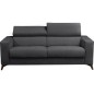 Canapé 3 places convertible en tissu de luxe AVIR, anthracite, Gris anthracite Canapé 3 places convertible en tissu de luxe AVIR, anthracite, Gris anthracite
