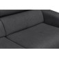 Canapé 3 places convertible en tissu de luxe AVIR, anthracite, Gris anthracite Canapé 3 places convertible en tissu de luxe AVIR, anthracite, Gris anthracite