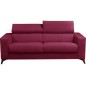 Canapé 3 places convertible en tissu de luxe AVIR, fuschia Canapé 3 places convertible en tissu de luxe AVIR, fuschia