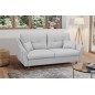 Canapé 3 places convertible en tissu de luxe HANS, gris clair Canapé 3 places convertible en tissu de luxe HANS, gris clair