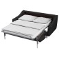 Canapé 3 places convertible en tissu de luxe HANS, gris anthracite Canapé 3 places convertible en tissu de luxe HANS, gris anthracite
