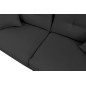 Canapé 3 places convertible en tissu de luxe HANS, gris anthracite Canapé 3 places convertible en tissu de luxe HANS, gris anthracite