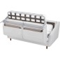 Canapé 3 places convertible en tissu de luxe HANS, blanc Canapé 3 places convertible en tissu de luxe HANS, blanc