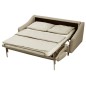 Canapé 3 places convertible en tissu de luxe HANS, beige Canapé 3 places convertible en tissu de luxe HANS, beige