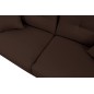 Canapé 3 places convertible en tissu de luxe HANS, chocolat Canapé 3 places convertible en tissu de luxe HANS, chocolat