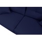 Canapé 3 places convertible en tissu de luxe HANS, bleu foncé Canapé 3 places convertible en tissu de luxe HANS, bleu foncé
