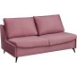 Canapé 3 places convertible en velours de luxe BOGAR, rose pale Canapé 3 places convertible en velours de luxe BOGAR, rose pale