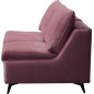 Canapé 3 places convertible en velours de luxe BOGAR, rose pale Canapé 3 places convertible en velours de luxe BOGAR, rose pale