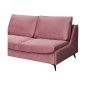 Canapé 3 places convertible en velours de luxe BOGAR, rose pale Canapé 3 places convertible en velours de luxe BOGAR, rose pale