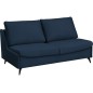 Canapé 3 places convertible en velours de luxe BOGAR, bleu foncé Canapé 3 places convertible en velours de luxe BOGAR, bleu foncé