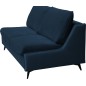 Canapé 3 places convertible en velours de luxe BOGAR, bleu foncé Canapé 3 places convertible en velours de luxe BOGAR, bleu foncé