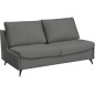 Canapé 3 places convertible en velours de luxe BOGAR, gris foncé Canapé 3 places convertible en velours de luxe BOGAR, gris foncé