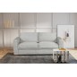 Canapé 3 places convertible en velours cottelé de luxe TEX, gris clair Canapé 3 places convertible en velours cottelé de luxe TEX, gris clair